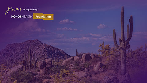 HonorHealth Foundation desertscape background image