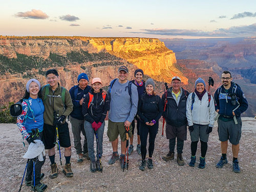 Dr. Erkut Borazanci's Grand Canyon hike
