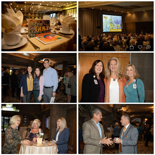 Morning of Gold event photos - collage 1