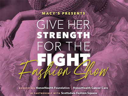 Give her strength for the fight fashion show