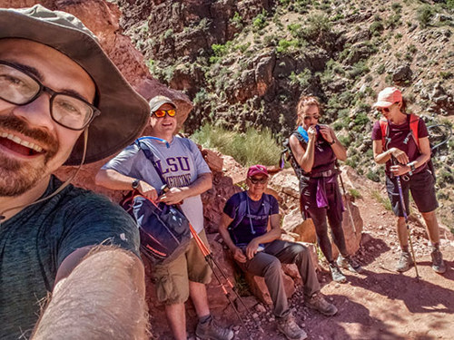 Dr. Erkut Borazanci's Grand Canyon hike