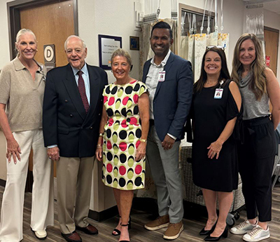 Staff with Terry & Mary Ellen Gould
