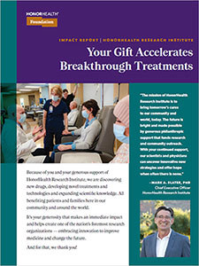 HonorHealth Research Institute Impact Report